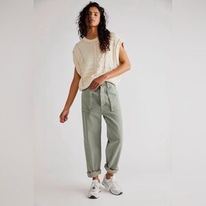 MOTHER High Waisted Curbside Utility Pants